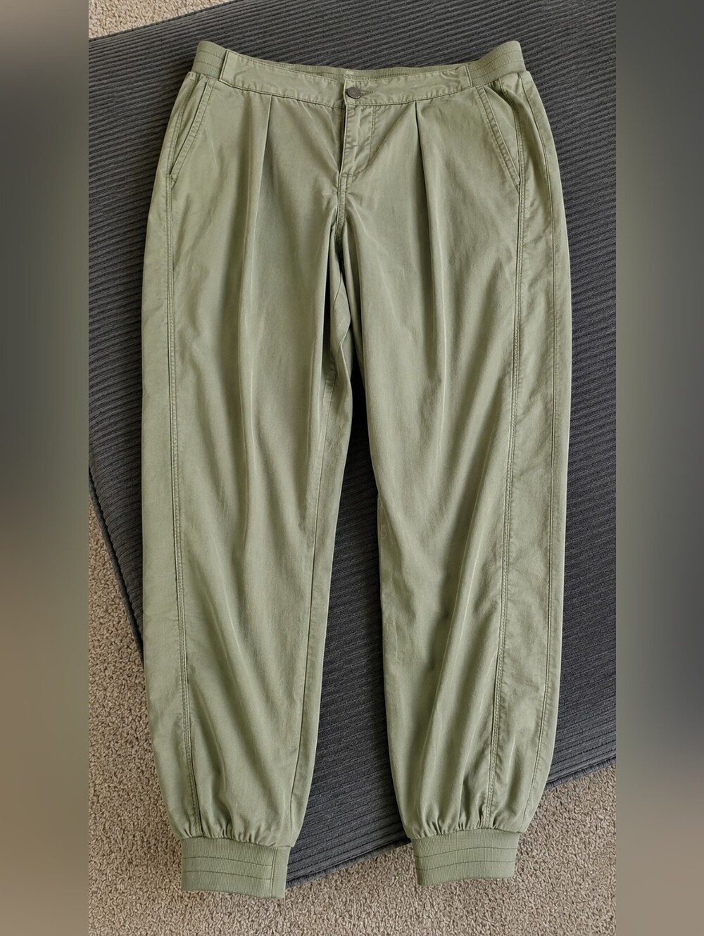 Lole Women's Olive Green Casual Jogger Pants Size 12
